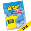 Transferpapper t-shirt A4 | colour textiles | 123ink | 12 ark 060860 - 1