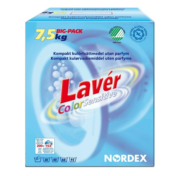 Tvättmedel 7,5kg | Nilfisk Lavér Color Sensitive  360264 - 1