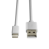 USB-A till Lightning kabel 2m | 12W | 123ink | vit 302266 - 1
