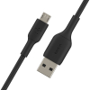 USB-A till Micro-USB kabel | USB 2.0 | 1m | svart CAB005bt1MBK 360351 - 2