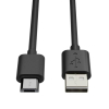 USB-A till Micro-USB kabel 0,5m | USB 2.0 | 123ink | svart