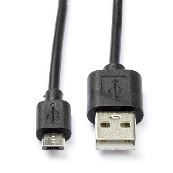 USB-A till Micro USB-kabel | 0,5meter svart 93922 CCGP60500BK05 K010201012 - 1