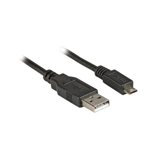 USB-A till Micro USB-kabel | 1,8meter svart 93181 K5228SW.0.5 K010201014 - 1