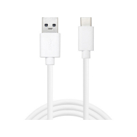 USB-A till USB-C kabel | USB 2.0 | 1m | vit 336-15 238877