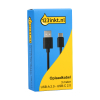 USB-A till USB-C kabel 3m | 10W | 123ink | svart 302317 - 2