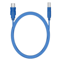 USB-B skrivarkabel | USB 2.0 | 1.8m | blå $$ MRCS109 361021