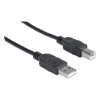 USB-B skrivarkabel (USB 2.0) | 1.8m svart MRCS101 053400 - 2