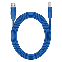 USB-B skrivarkabel (USB 3.0) | 5m blå $$ MRCS150 361030