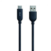 USB-C till USB-A kabel, 1m svart, USB 2.0 C-UA-TC-K20-03 238871