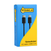USB-C till USB-C-kabel | USB 2.0 | 0,5m | svart | 123ink 66316C 302318 - 2