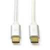 USB-C till USB-C 2.0 kabel | Nedis | 1m | vit