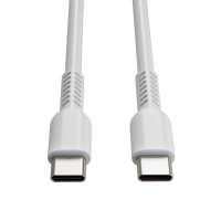 USB-C till USB-C 2.0 kabel 1m | Lämplig för Xiaomi | 123ink | vit 303343