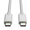 USB-C till USB-C 3.2 kabel 2m | Lämplig för Samsung | 123ink | vit 303353 - 1