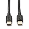 USB-C till USB-C kabel | USB 2.0 | 0.5m | svart