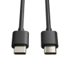 USB-C till USB-C kabel 2m | 18W | 123ink | svart
