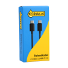 USB-C till USB-C kabel 2m | 18W | 123ink | svart 302320 - 2