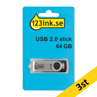 USB-minne 2.0 64GB | 123ink | 3st