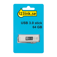 USB-minne 3.0 | 64GB | 123ink DT100G3/64GBC FM64FD75B/00C FM64FD75BC FM64FD90B/00C FM64FD90B/10C 300690
