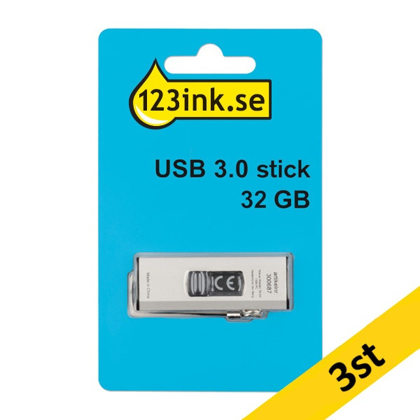USB-minne 3.0 32GB | 123ink | 3st 340001 - 1