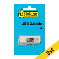 USB-minne 3.0 8GB | 123ink | 3st 302953