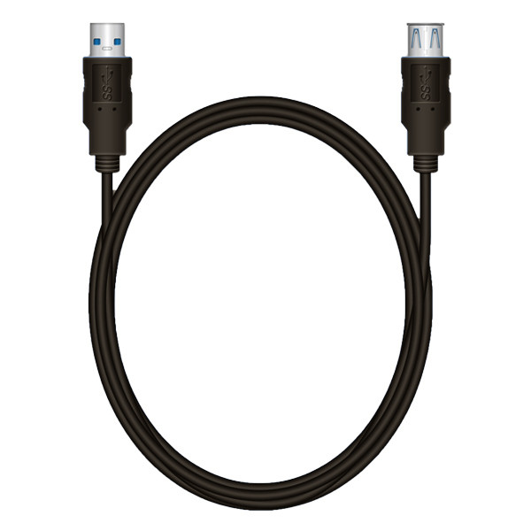 USB förlängningskabel (USB 3.0) | 1,8m svart MRCS151 361031 - 1