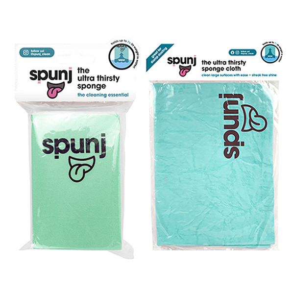 Ultra absorberande disktrasa + svamp | Spunj | blågrön SSP00008 SSP00008 - 1