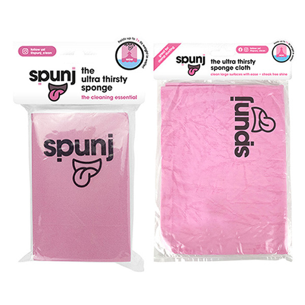 Ultra absorberande disktrasa + svamp | Spunj | rosa SSP00007 SSP00007 - 1