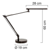 Unilux LED skrivbordslampa | Unilux Mamboled | svart 400033683 237820 - 2