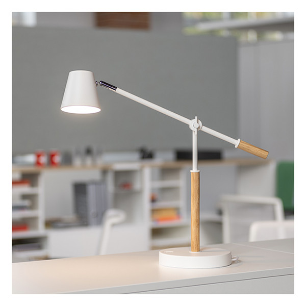 Unilux LED skrivbordslampa | Unilux Vicky | vit 400110084 237826 - 4