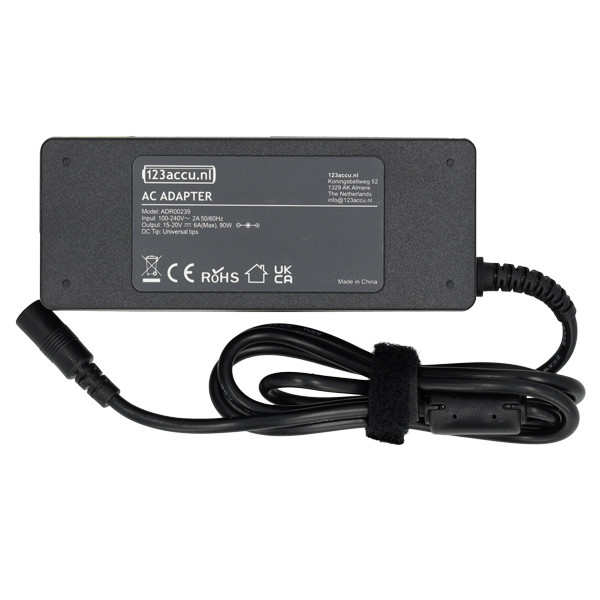 Universaladapter 20V | 4,5A | 90W | 20st (varumärket 123ink) ADR00239 - 2