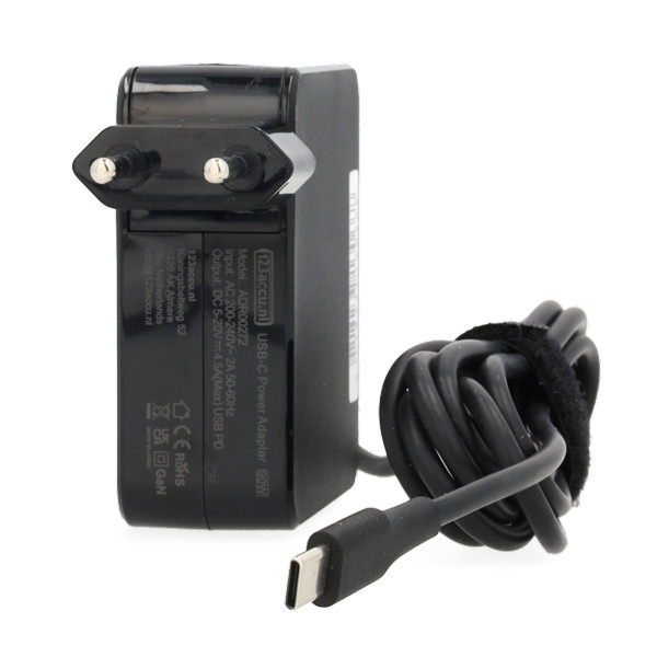 Universaladpater USB-C 20V | 4,5A | 90W (varumärket 123ink) ADR00272 - 2