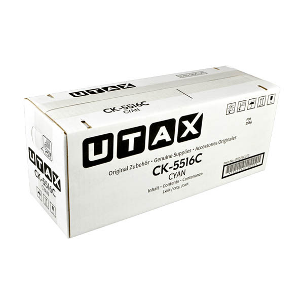 Utax CK-5516C (1T02Z6CUT0) cyan toner (original) 091196 - 1