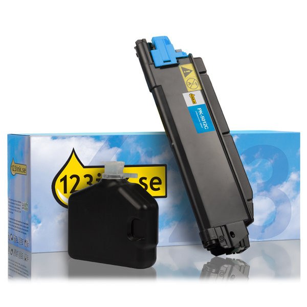 Utax PK-5012C (1T02NSCUT0) cyan toner (varumärket 123ink) 1T02NSCUT0C 090447 - 1