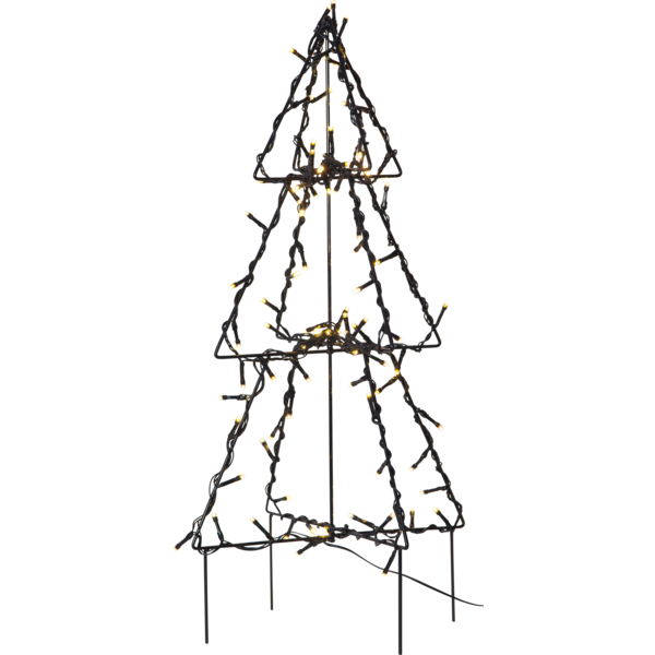 Utomhusdekoration Foldy Julgran | 50cm | svart [Star Trading] 807-52 501849 - 1