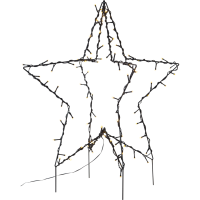 Utomhusdekoration Foldy Stjärna | 55cm | svart [Star Trading] 807-53 501850