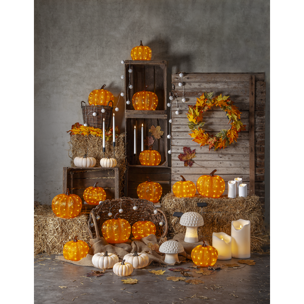 Utomhusdekoration Halloween | 25cm | Harvy Pumpa [Star Trading] 857-28 501582 - 4