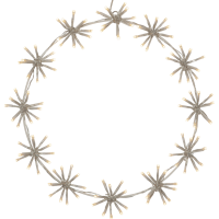 Utomhusdekoration Silhouette Flower Ring | 120 LED [Star Trading] 475-23 501862