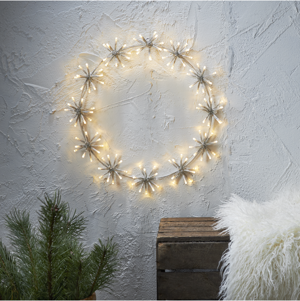 Utomhusdekoration Silhouette Flower Ring | 120 LED [Star Trading] 475-23 501862 - 2