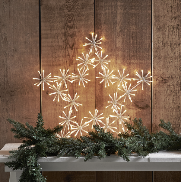Utomhusdekoration Silhouette Flower Star | 200 LED [Star Trading] 475-14 501863 - 2