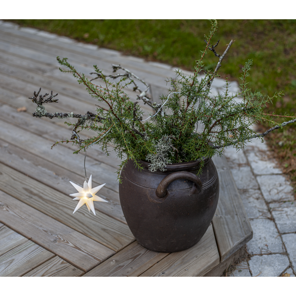 Utonhusdekoration Alice Mini 3D Stjärna | vit [Star Trading] 505-13 501860 - 4