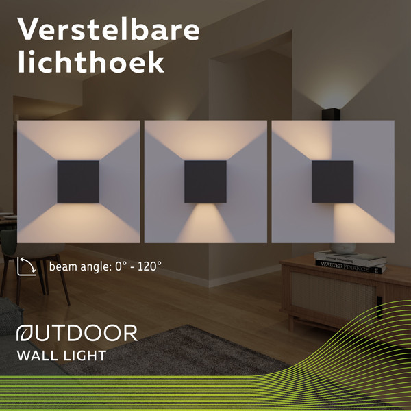 Vägglampa | Amarillo | IP54 | svart [123ink] LDR08546 - 3