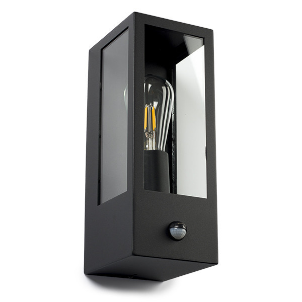 Vägglampa E27 Manhattan | IP44 | sensor | svart [123ink] LDR08528 - 3