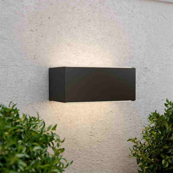 Vägglampa solcell | Chelsea Up & Down | IP54 | svart [123ink] LDR08538 - 1