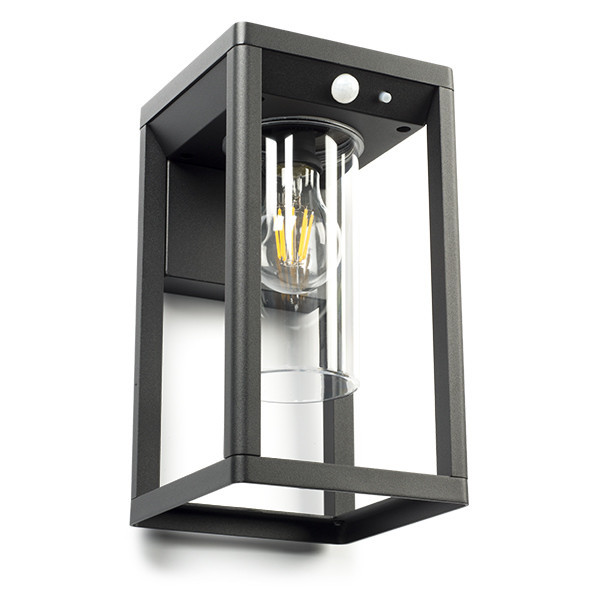 Vägglampa solcell | Kensington | IP54 | sensor | svart [123ink] LDR08542 - 3