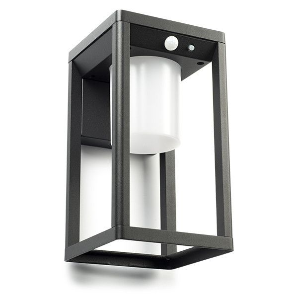 Vägglampa solcell | Kingsbridge | IP54 | sensor | svart [123ink] LDR08540 - 3