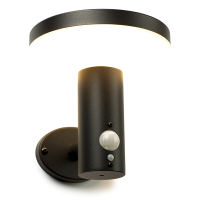 Vägglampa solcell | Notting Hill | IP54 | sensor | svart [123ink] LDR08544