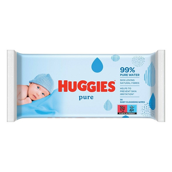 Våtservetter | Huggies Pure | 56st  SHU00011 - 1