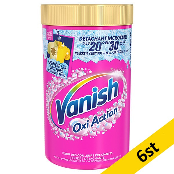 Fläckborttagningsmedel 1,44kg | Vanish Oxi Action Wash Booster Powder | 6st SVA01050 - 1
