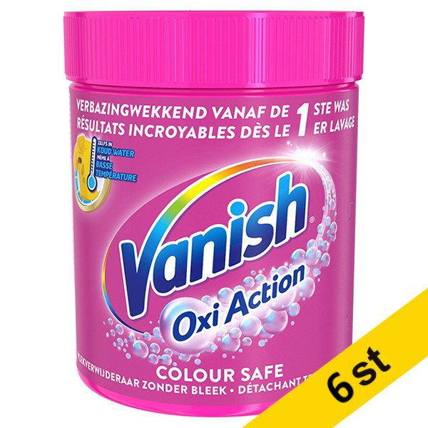 Fläckborttagningsmedel 550g | Vanish Oxi Action Color Safe Powder | 6st SVA01019 - 1