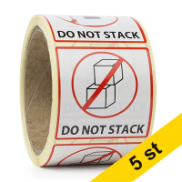 Varningsetiketter "DO NOT STACK" | 123ink | 1,000st⭐ 035229
